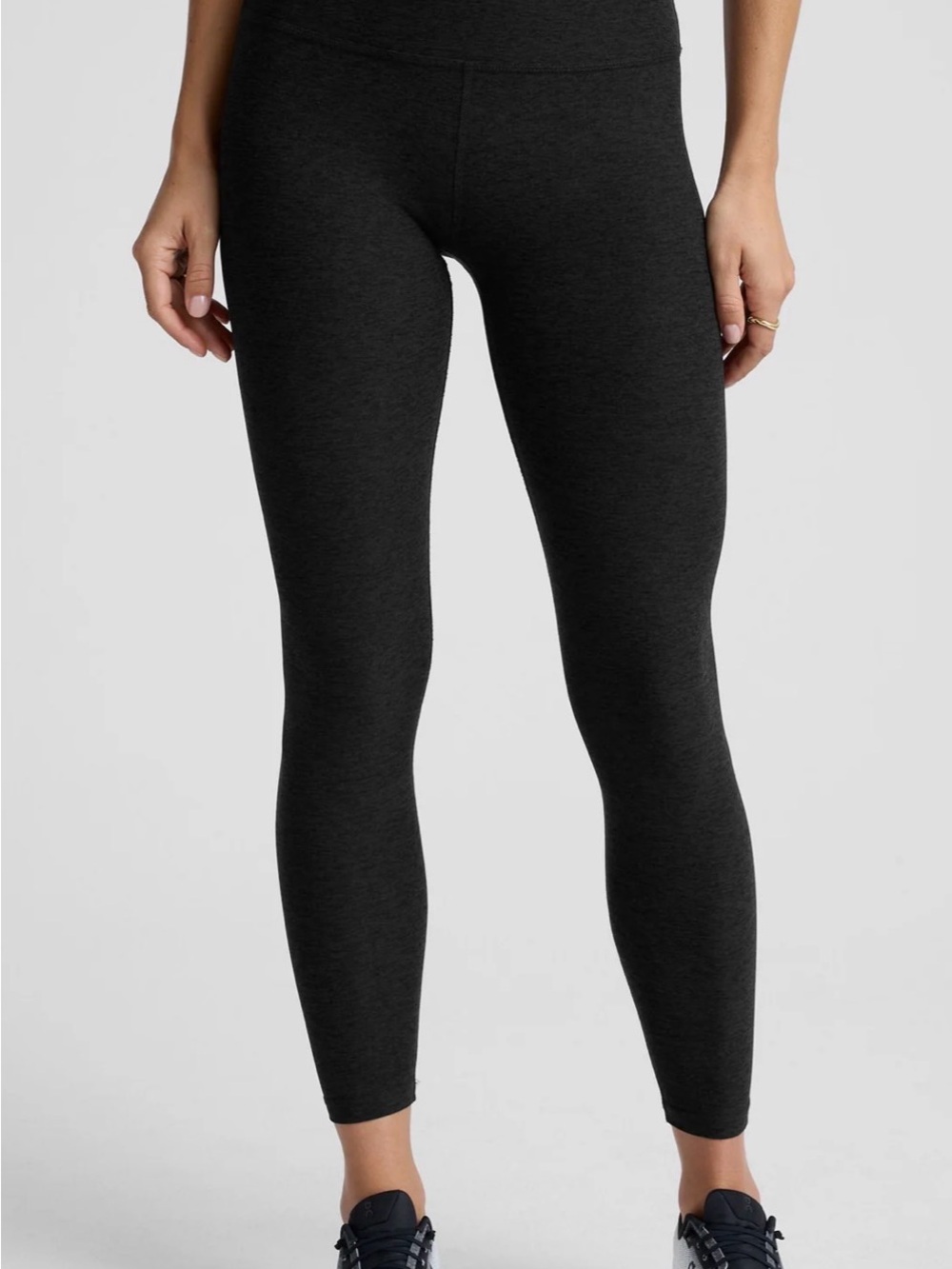 Women's Beyond Yoga Spacedye Caught in the Midi Leggings in Darkest Night